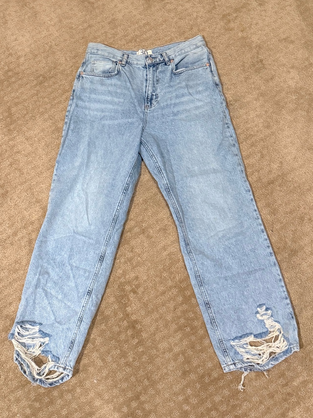 Free People Light Blue Distressed Women’s Jeans